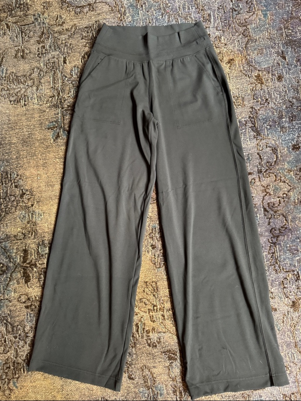 Athleta Wide Leg Pants in Black